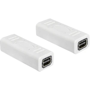 Delock 65450 DisplayPort adaptér [1x mini DisplaPort zásuvka - 1x mini DisplaPort zásuvka] biela