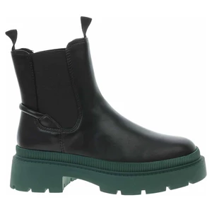 Dámské polokozačky Tamaris 1-25405-29 black-dk.green 39