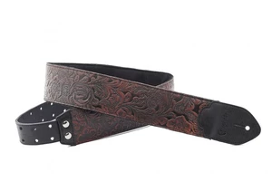 RightOnStraps Leathercraft Blackguard Gitarrengurt Black