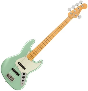 Fender American Professional II Jazz Bass V MN Mystic Surf Green 5-saitiger E-Bass, 5-Saiter E-Bass