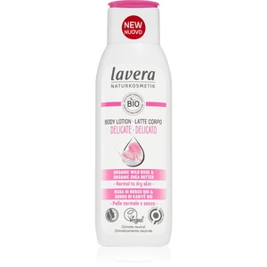 Lavera Delicate ľahké telové mlieko Wild Rose & Shea Butter 200 ml