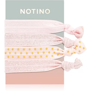 Notino Pastel Collection Hair elastics gumičky do vlasov Pink 4 ks