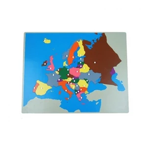 Montessori Puzzle Mapa Evropa bez rámečku