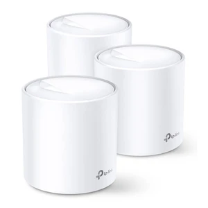 Kompletný Wi-Fi systém TP-Link Deco X60 (3-pack) (Deco X60(3-pack)) biely Wi-Fi systém • 3 jednotky • Wi-Fi 6 (ax) • rýchlosť až 2 976 Mb/s • balíček 