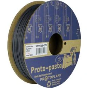 Vlákno pro 3D tiskárny Proto-Pasta HTP21705-CFD, PLA plast, 1.75 mm, 500 g, tmavě šedá