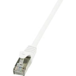 Síťový kabel RJ45 LogiLink CP2101S, CAT 6, F/UTP, 15.00 m, bílá