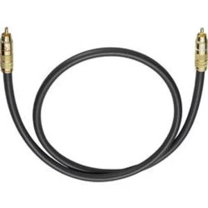 Cinch audio kabel Oehlbach 204504, 4.00 m, antracitová