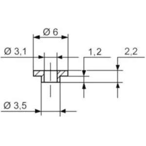 Izolační objímka TRU COMPONENTS TC-V5359-203, 1586586