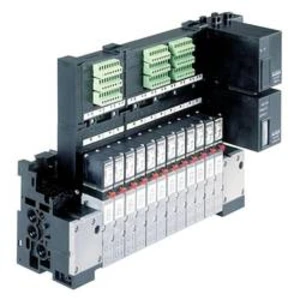 Bürkert 8640, 235781, ventilový ostrůvek, 24x (2x 3/2) ventil NC, Ovládání (pneumatiky) Profibus DPV1 s RIO Master 1 ks