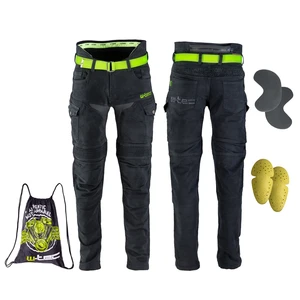 Pánské moto jeansy W-TEC Aredator  30  černá