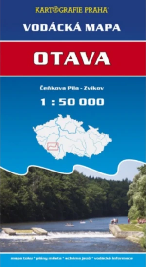 Otava, Čeňkova pila - Zvíkov 1: 50 000