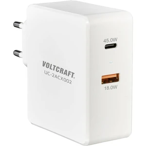 VOLTCRAFT UC-2ACX002 VC-11744740 USB nabíjačka do zásuvky (230 V) Výstupný prúd (max.) 3000 mA 2 x USB , USB-C ™ zásuvka