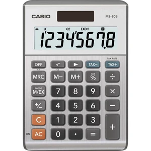 Casio MS-80B stolná kalkulačka striebornosivá Displej (počet miest): 8 solárny pohon, na batérie (š x v x h) 103 x 29 x