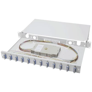 Digitus DN-96321/9 LWL patch panel 12 portů SC osadený 1 U