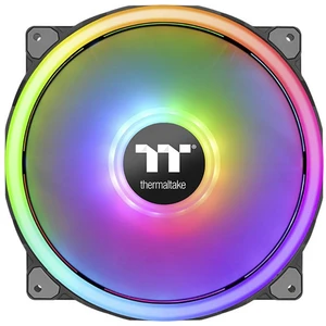 Thermaltake Riing Trio 20 RGB PC vetrák s krytom čierna, priehľadná, RGB (š x v x h) 200 x 200 x 30 mm vrátane LED osvet