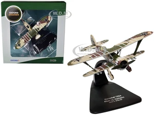 Henschel 123A Bomber Plane Pilot Lt. Kurt Hamann Unit 3 SFGr.50 "Oxford Aviation" Series 1/72 Diecast Model Airplane by Oxford Diecast