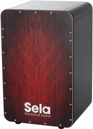 Sela SE 046 CaSela Black/Red Dragon Dřevěný cajon