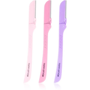 Brushworks Precision Eyebrow Razors Mixed britva (na obočie)