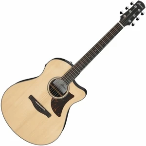 Ibanez AAM380CE-NT Natural Chitarra Semiacustica Jumbo