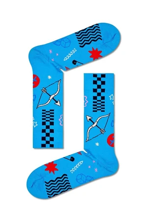 Ponožky Happy Socks Zodiac Sagittarius tyrkysová barva