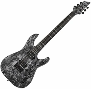 Schecter C-1 Metallic Silver E-Gitarre