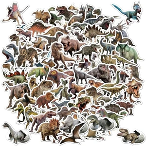 10/30/50/100pcs Cartoon Dinosaur Animal Stickers for Scrapbook, Laptop and Water Bottle, DIY Craft Decoration Supplies