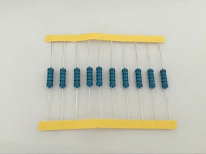 10pcs 0.1R-5.6M ohm 3W Metal Film Resistor 3W 1% ROHS 5*15mm