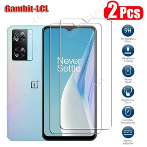 2PCS Original Protection Tempered Glass For OnePlus Nord N20 SE 6.56”OPPO A77 A57 4G Screen Protective Protector Cover Film