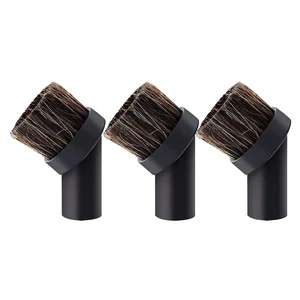 3 Pieces Vacuum Cleaner Attachment Soft Horsehair Bristle Dusting Brush Vacuum Replacement,Cleaning Tools,Inner Dia 32mm