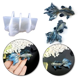 Epoxy Handmade Soap Mold Goldfish Decoration Candle Mold for DIY Decoration Making Soap Candle Melt Resin Halloween Mold