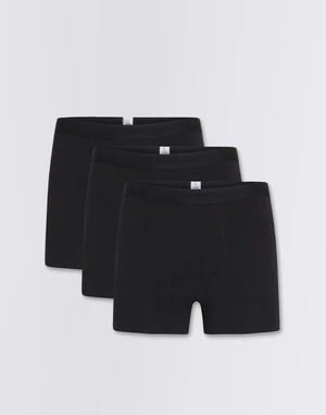 Knowledge Cotton 3-Pack Underwear 1300 Black Jet M