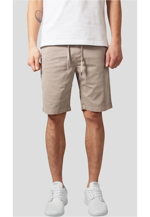 Stretch Twill Joggshorts Sand