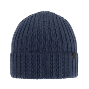 AGBO Men's winter hat blue Nathan 100% Extra Fine Merino Wool