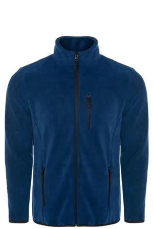 24601 Dewberry 5 Pocket Outdoor Full Zipper Fleece Jacket-INDIGO