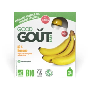 GOOD GOUT BIO Banán 4x 85 g