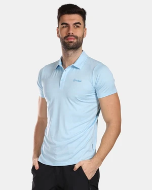 Men's functional polo shirt Kilpi OLIVA-M Light blue