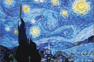 Zuty Malowanie po numerach Gwiaździsta noc (Van Gogh)