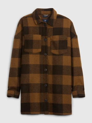 GAP Teen plaid shirt jacket - Girls