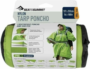 Sea To Summit Nylon Tarp Poncho 70D Verde Chaqueta para exteriores