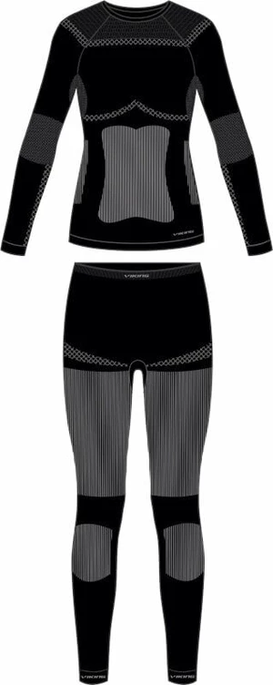 Viking Ilsa Lady Set Thermal Underwear Black/Grey L Lenjerie termică