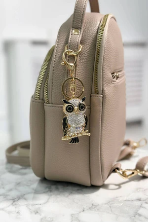 Keychain owl 2302-1-1 silver