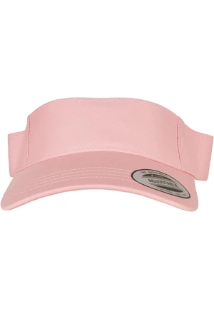 Curved visor cap light pink