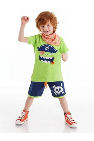 Denokids 3D Pirate Green 3-Set Of 3