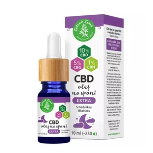 ZELENÁ ZEMĚ CBD kapky na spaní extra 10 ml