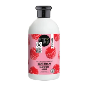 Organic Shop Vitaminová koupelová pěna Malina a acai 500 ml