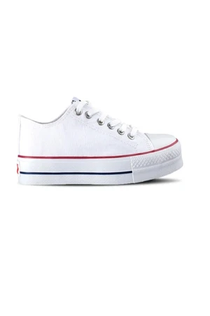 Slazenger Super White Womens Platform Sneaker