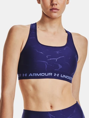 Under Armour Bra UA Crossback Mid Emboss-BLU - Women