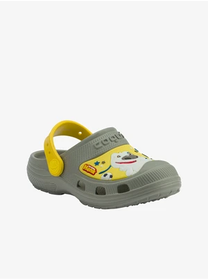 Yellow-Grey Kids Slippers Coqui Maxi Talking Tom And Friends - Boys