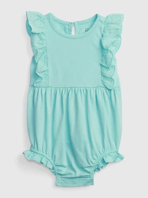 GAP Baby cotton bodysuit with ruffles - Girls