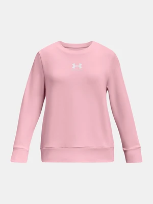 Under Armour Sweatshirt UA Rival Terry Crew -PNK - Girls